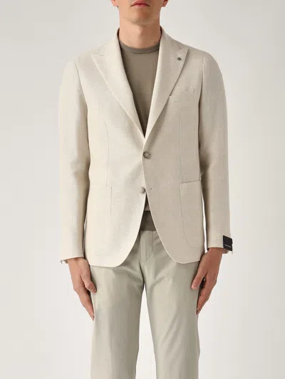 Tagliatore Rev. Lancia Armaturato Blazer In Neutral