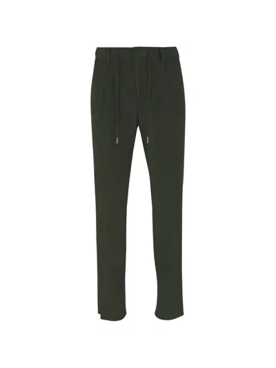 Tagliatore Ribbed Drawstring Trousers In Multi