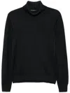 Tagliatore Two-tone Sweater In Black