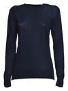 Tagliatore Ribbed Sweater In Blue