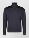 TAGLIATORE RIBBED TURTLENECK SWEATER WITH CUFFS AND HEM