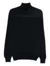 Tagliatore Roll-neck Jumper In Black