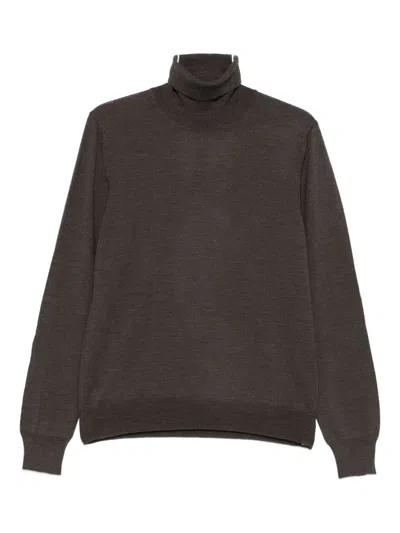 Tagliatore Roll-neck Sweater In Black
