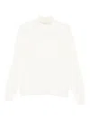 Tagliatore Roll-neck Virgin-wool Sweater In Red