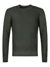 Tagliatore Round-neck Sweater In Green