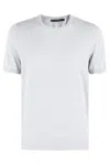 Tagliatore Round Neck T-shirt In Gray