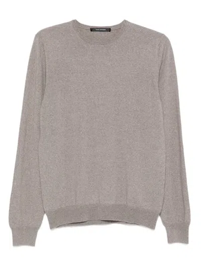TAGLIATORE ROUND-NECK WOOL SWEATER