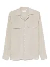 Tagliatore Rowan Shirt In Neutrals