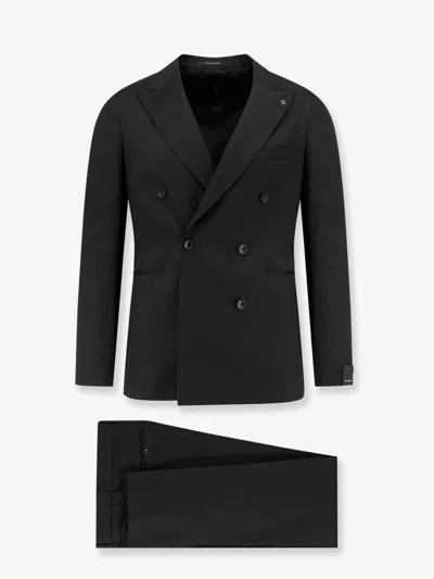 TAGLIATORE SAGLIA VIRGIN WOOL DOUBLE-BREASTED SUIT