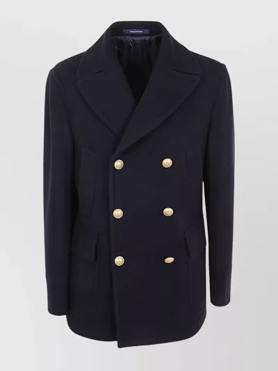 TAGLIATORE "SAILING" WOOL AND CASHMERE COAT