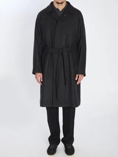 Tagliatore Salomon Midi Coat In Black