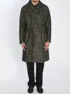 Tagliatore Midi Coat With Central Back Vent In Green