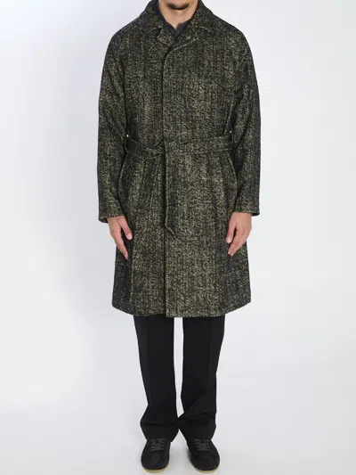Tagliatore Midi Coat With Central Back Vent In Brown