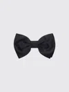 Tagliatore Solid Color Bow Tie In Black