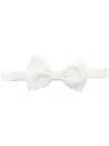 Tagliatore Brocade Silk Bow Tie In Neutrals