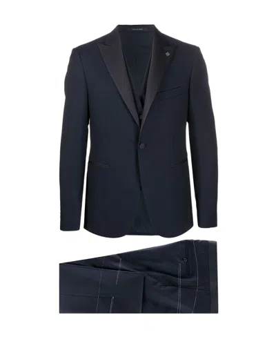 TAGLIATORE SATIN PANEL SUIT SET