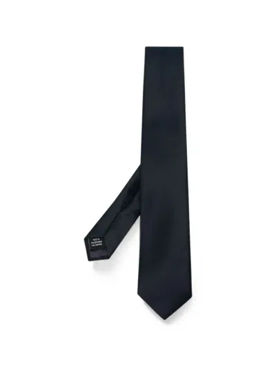 Tagliatore Satin-finish Tie In Blue
