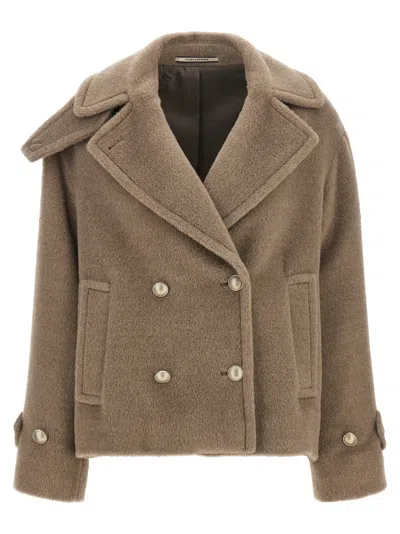 Tagliatore 'sheila' Coat In Brown