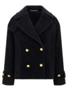 Tagliatore Double-breasted Coat Flap Pockets In Brown