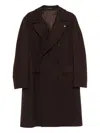 Tagliatore Sherry Double-breasted Coat In Brown