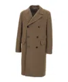 Tagliatore Sherry Double-breasted Peak-lapels Coat In Brown