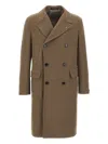 Tagliatore Sherry Double-breasted Peak-lapels Coat In Brown