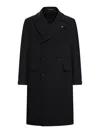 Tagliatore Sherry Wool Coat In Black