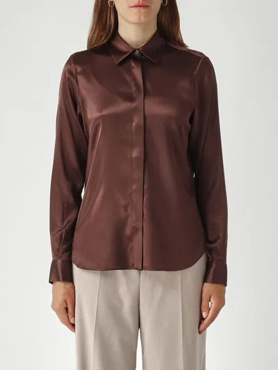 Tagliatore Shirt  Woman Color Dark In Brown