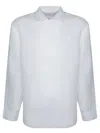 Tagliatore White Linen Shirt