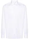 Tagliatore Shirt In White Cotton In White