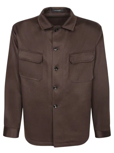 Tagliatore Shirts In Brown