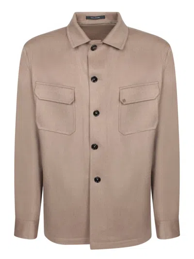 Tagliatore Shirts In Brown