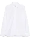 Tagliatore Collared Button-down Shirt Long Sleeves In White