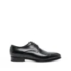 Tagliatore Leather Oxford Shoes In Blue