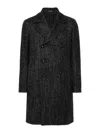 Tagliatore Arden Double-breasted Coat In Negro