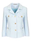 Tagliatore Short Jacket Jackets Light Blue In Blue