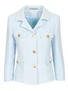 Tagliatore Short Jacket Jackets Light Blue In Light Blue