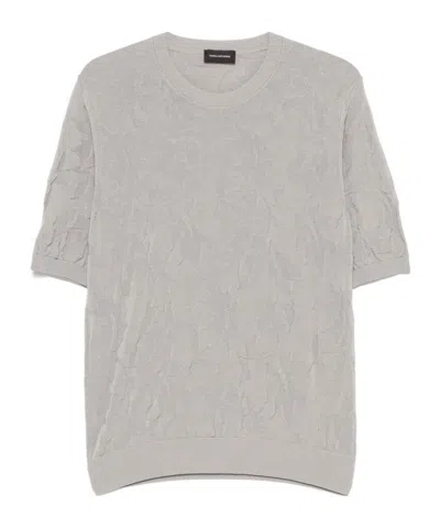 Tagliatore Short-sleeved T-shirt In Gray