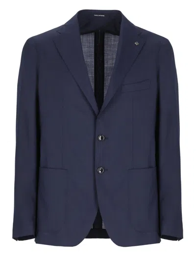 TAGLIATORE SILK AND VIRGIN WOOL JACKET