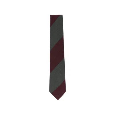 Tagliatore Silk Diagonal Stripe Necktie In Multi