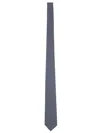 Tagliatore Blue None Geometric Tie In Gray