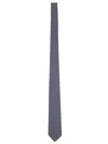 Tagliatore Blue None Geometric Tie In Gray