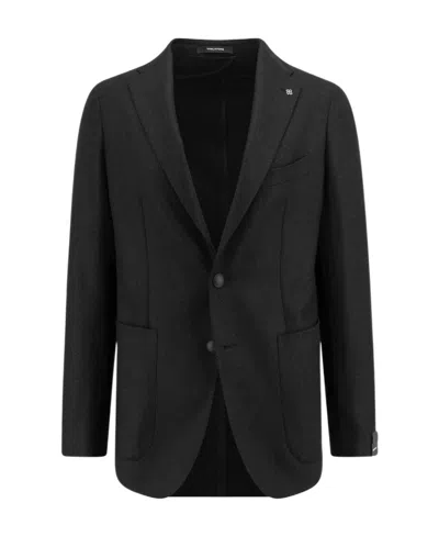 Tagliatore Double-breasted Regular Dinner Jacket In Black