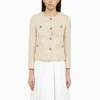 Tagliatore Beverly Tweed Jacket In Cream