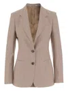 Tagliatore Beige Single-breasted Blazer