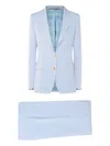 Tagliatore Parisian Flap Pocket Suit With Wide-leg Trousers