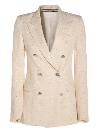 ジャケット TAGLIATORE IVORY COTTON BLAZER Tagliatore Ivory Cotton Blazer In White | ModeSens