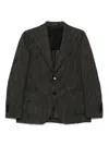 Tagliatore Green Jackets In Black