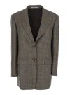 Tagliatore Single Breasted Blazer In Black