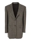 Tagliatore Single Breasted Blazer In Black